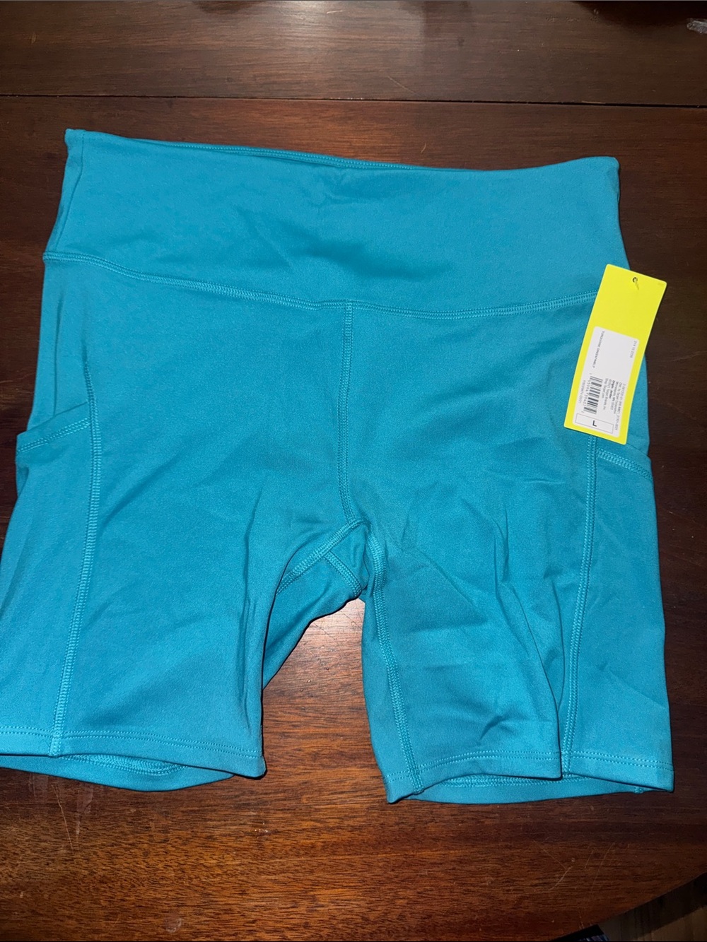 all in motion Women’s High-Rise Bike Shorts - Turquoise